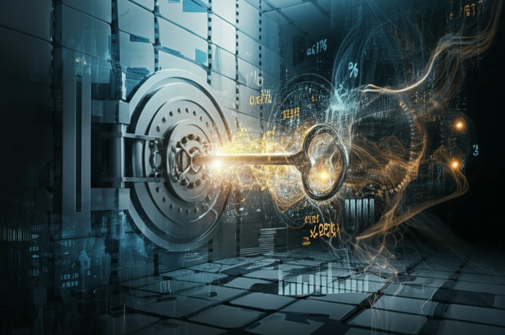 Key unlocking vault representing financial understanding