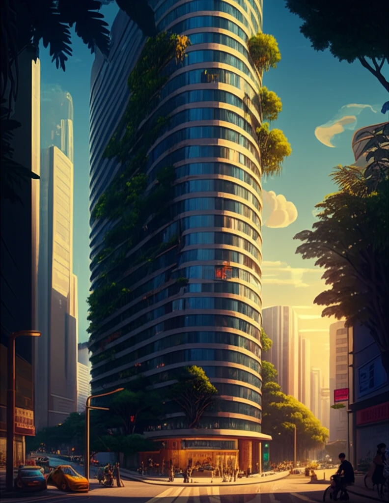The Copan Building in São Paulo with curved architecture, sustainable design elements