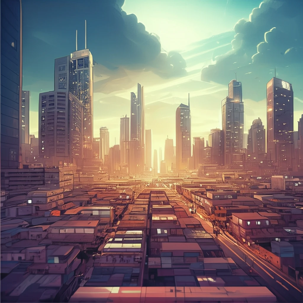 Urban sprawl encroaching on rural lands, symbolizing the need for sustainable innovation.
