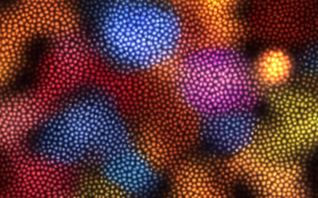 Microscopic view of Cu2Zn0.8Cd0.2SnS4 nanostructures glowing with solar energy absorption.
