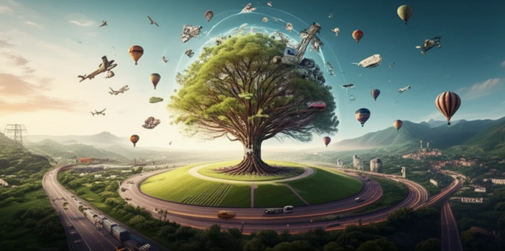 A thriving sustainable supply chain benefiting the environment and society.