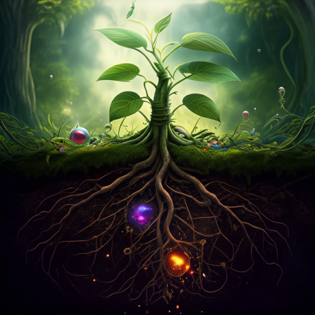 Phytoremediation: Plants cleaning polluted soil.