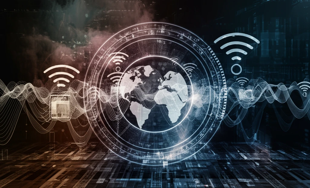Interconnected wireless devices forming a data-sharing network