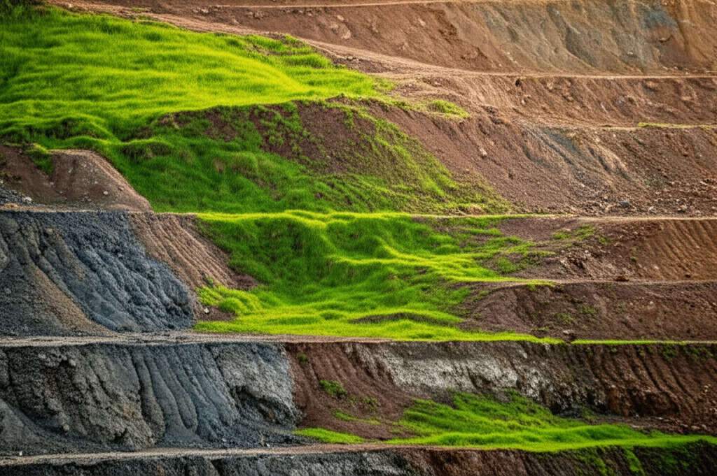 Mine Waste Transformation: From Barren Landscape to Green Ecosystem