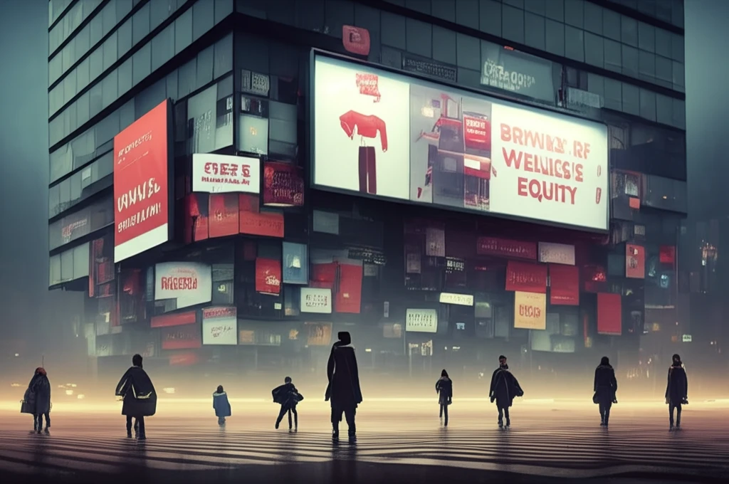 Conceptual illustration of news brand equity