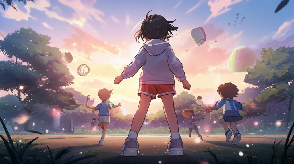 Children participating in diverse after-school activities, symbolizing community and fitness.