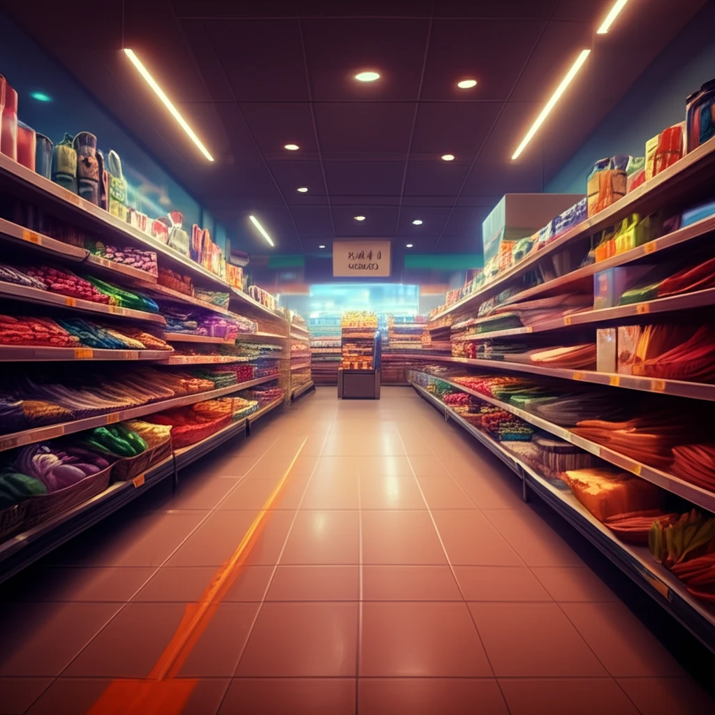 Vibrant supermarket interior symbolizing growth through category management.