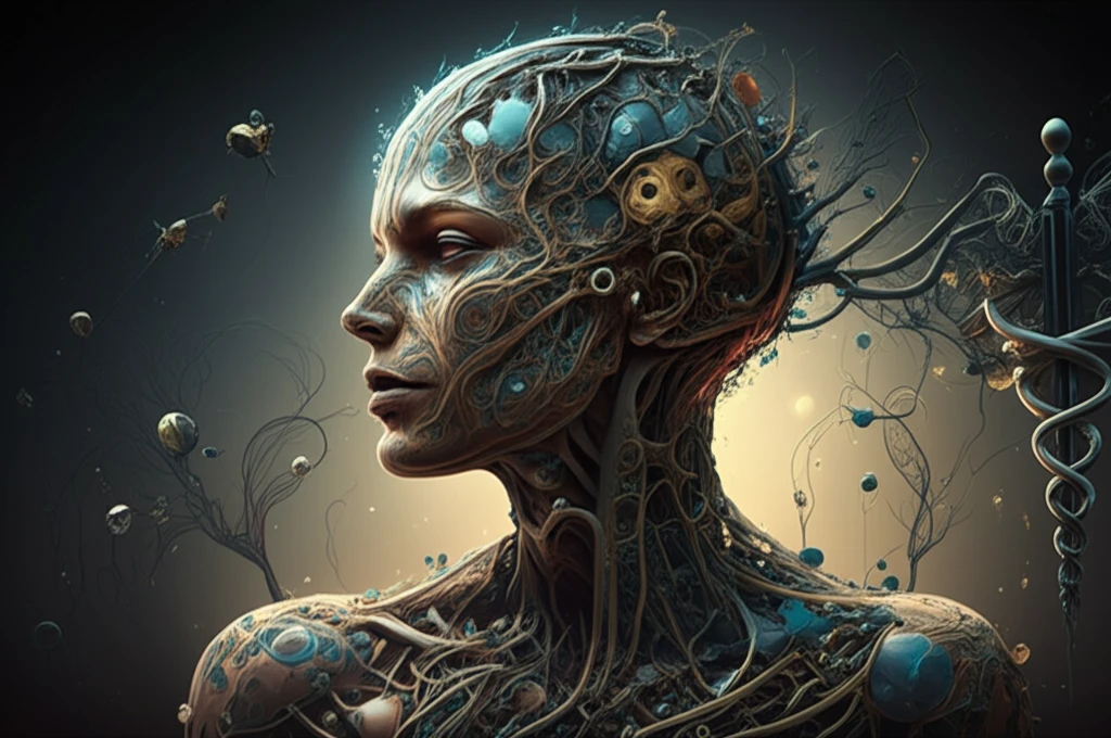 Interconnected Elements Representing Holistic Health