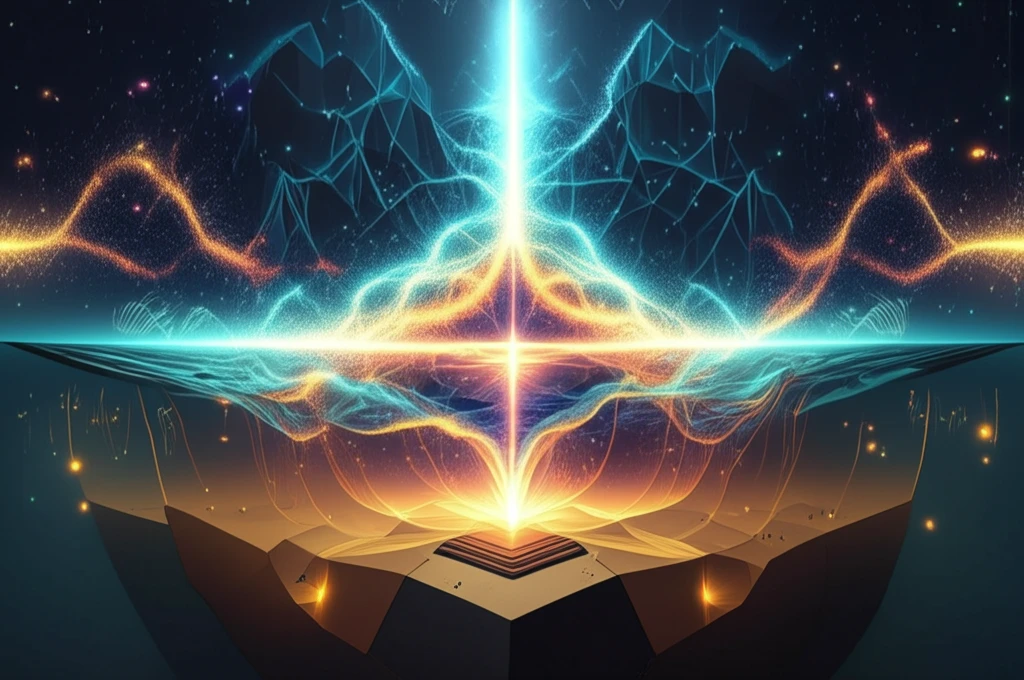 Electromagnetic field over water, symbolizing TDEM method