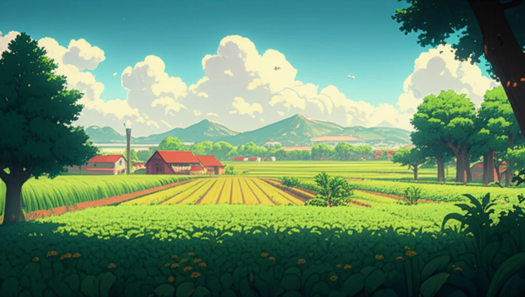 Sustainable farming illustration