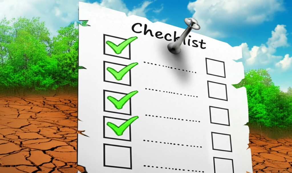 Incomplete sustainability checklist highlighting the gaps in building assessments.