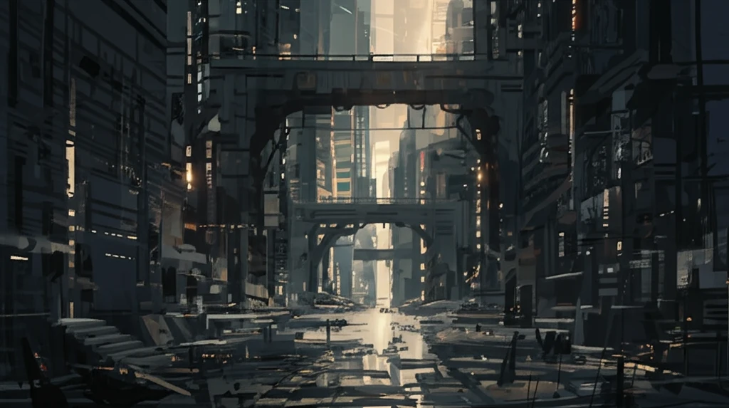 Evolution of building structures from ancient arches to futuristic city.