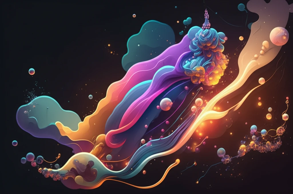 Digital illustration of fluid simulation methods