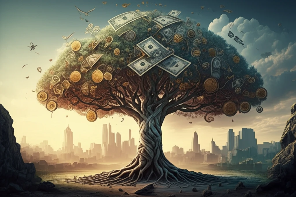 Family Tree of Finances: A visual representation of how family financial habits influence future financial success.