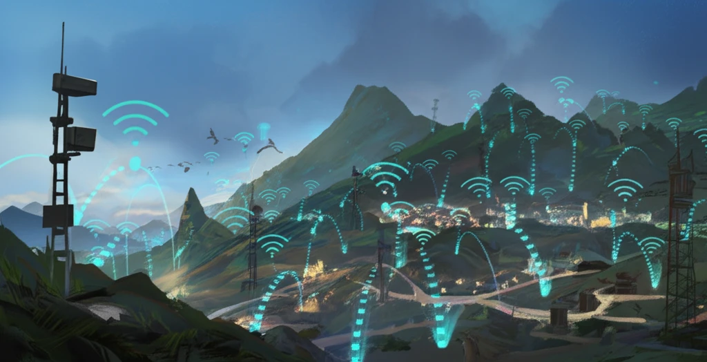 Wireless sensor network for landslide monitoring.