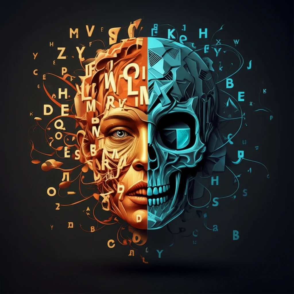 Split mind symbolizing gender association with brand letter case.