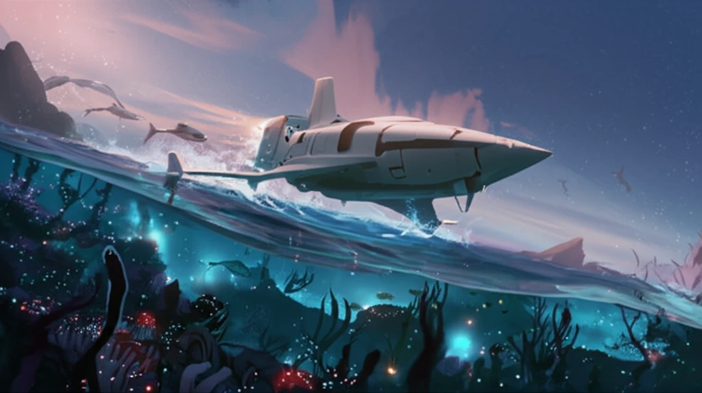 AI-Powered Wave Glider Exploring the Ocean