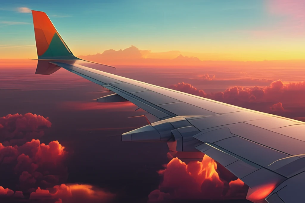 Advanced aircraft wing showcasing the transition from laminar to turbulent flow with adaptive flow structures.