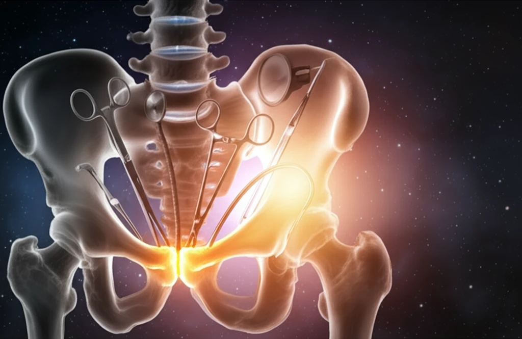 Symbolic illustration of early hip fracture intervention