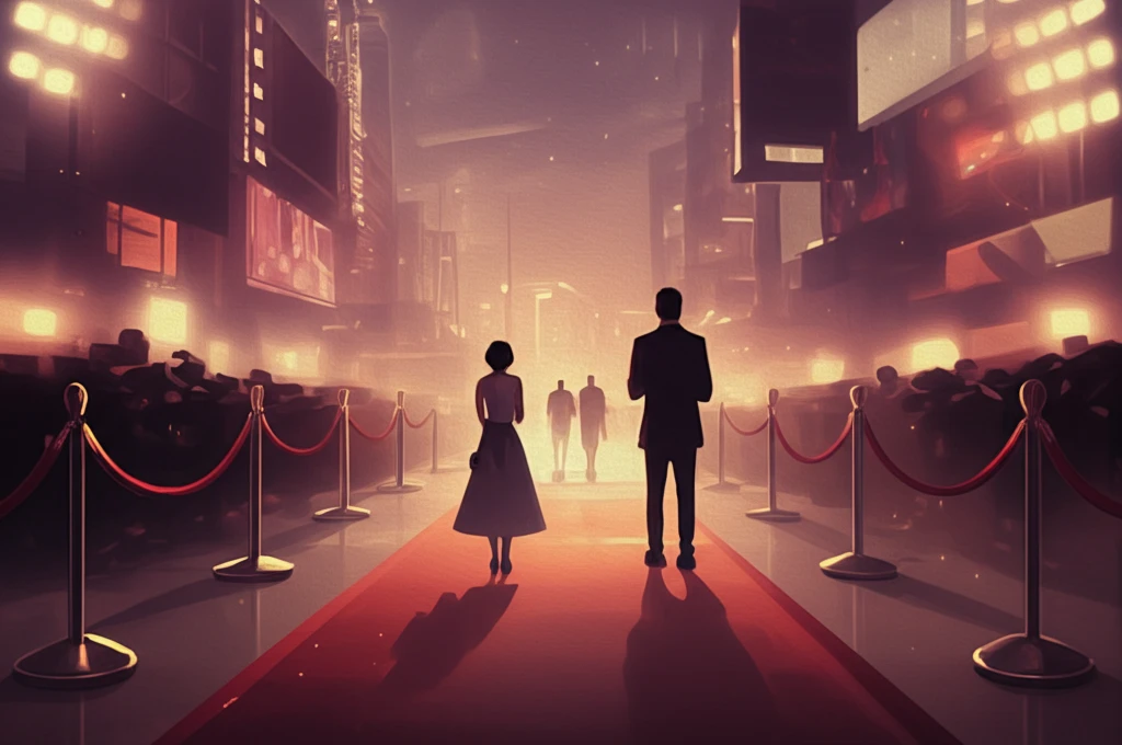 Hollywood red carpet scene symbolizing talent and publicity