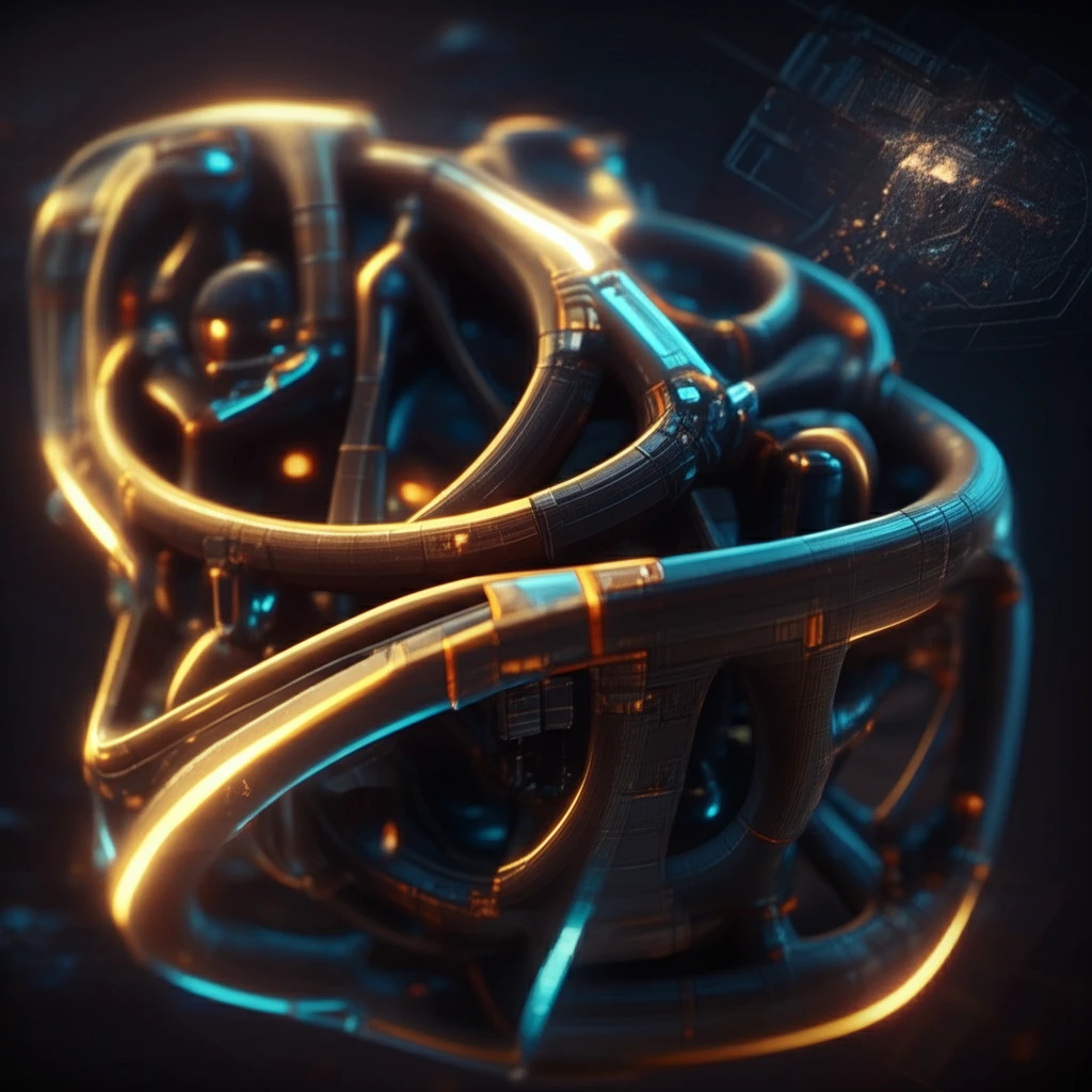 Close-up of a 3D printed object with smooth, glowing edges, symbolizing the future of additive manufacturing.