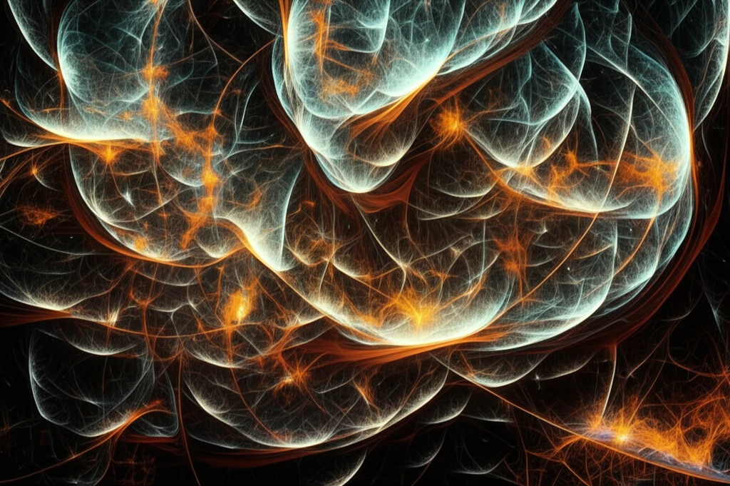 Intricate decision-making matrix visualized through intertwining cotton fibers, symbolizing optimal selection paths in textile manufacturing.