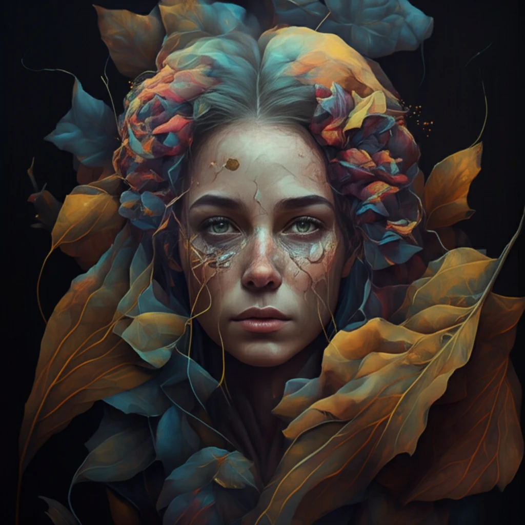 Empowered hospice patient surrounded by symbols of personal values, challenging conventional end-of-life care.