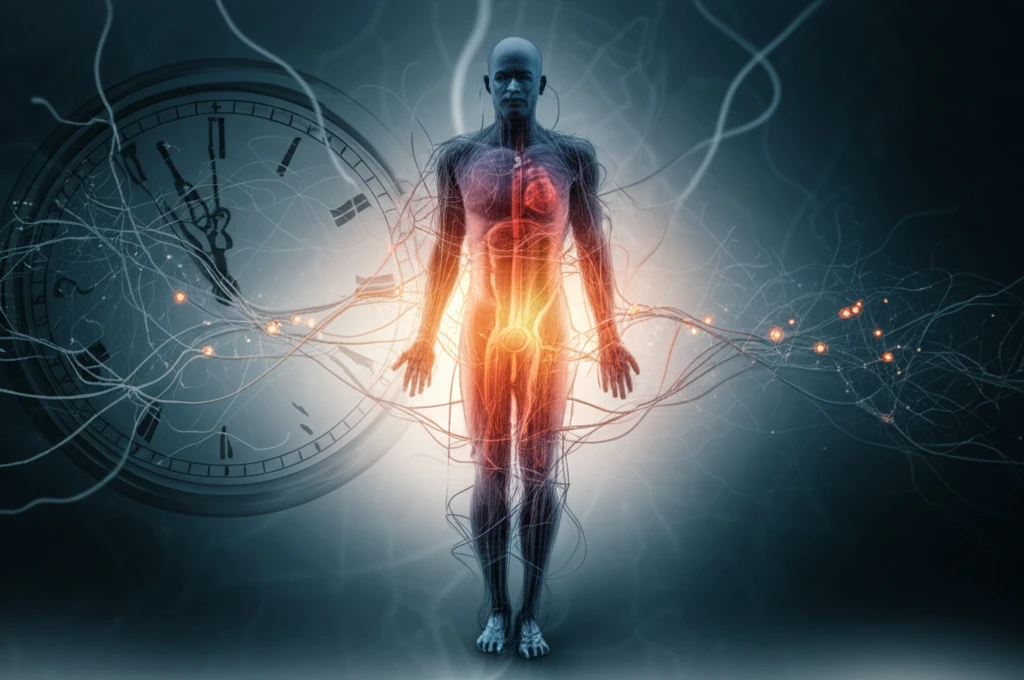 Surreal illustration of the immune system responding to infection, highlighting the importance of timely sepsis treatment.
