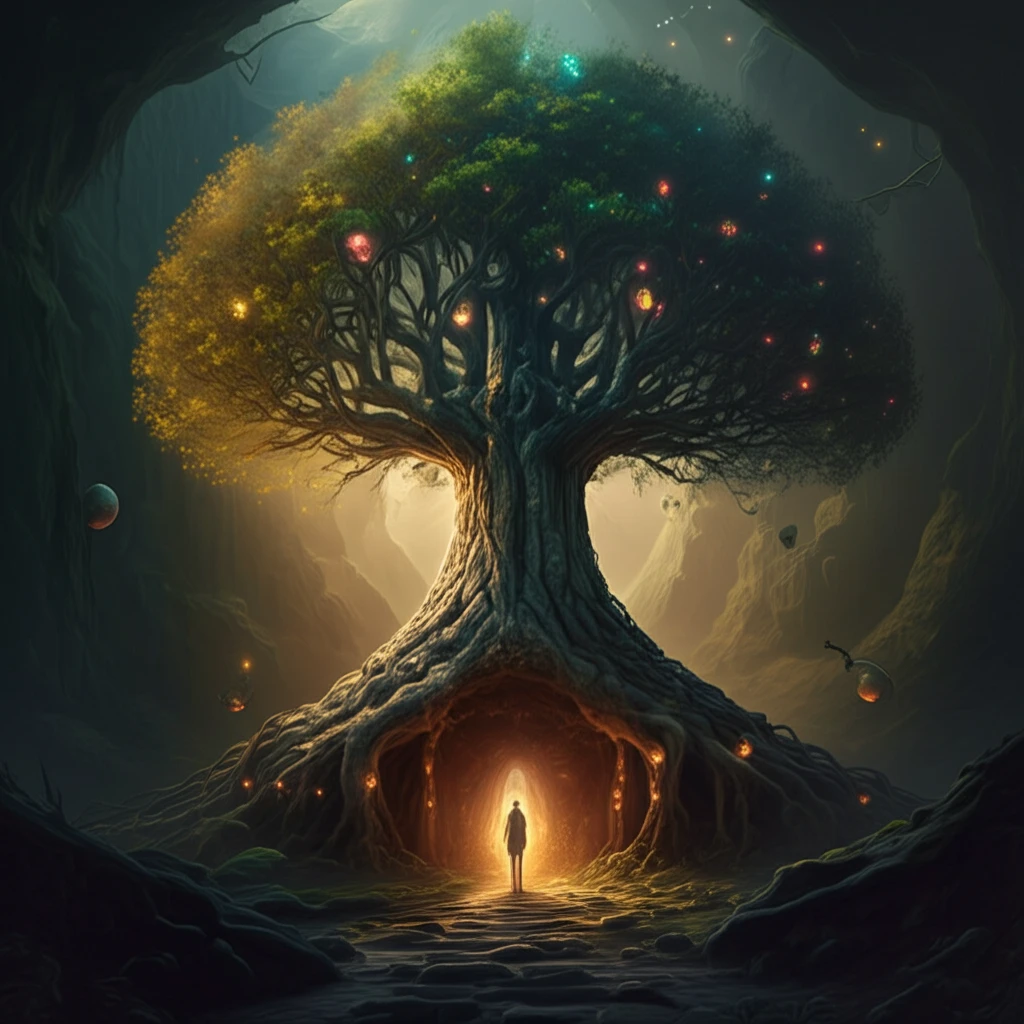 Flourishing tree symbolizing social responsibility and community well-being