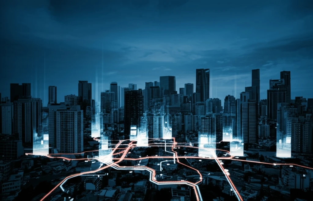 Data visualization of bus routes in a city
