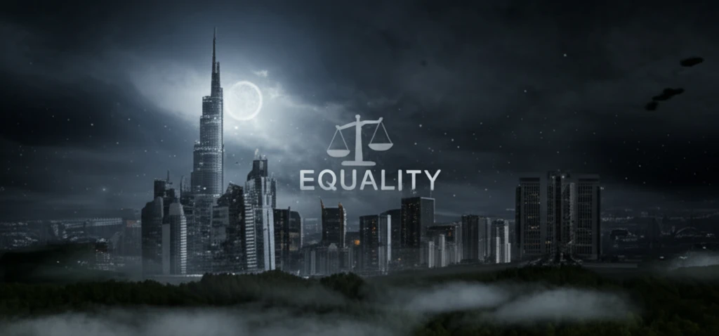Global taxation symbolized by diverse skylines forming a unified cityscape.