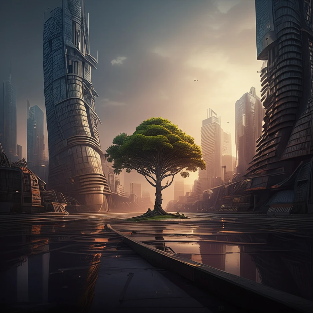 Resilient cityscape symbolizing robust decision-making.