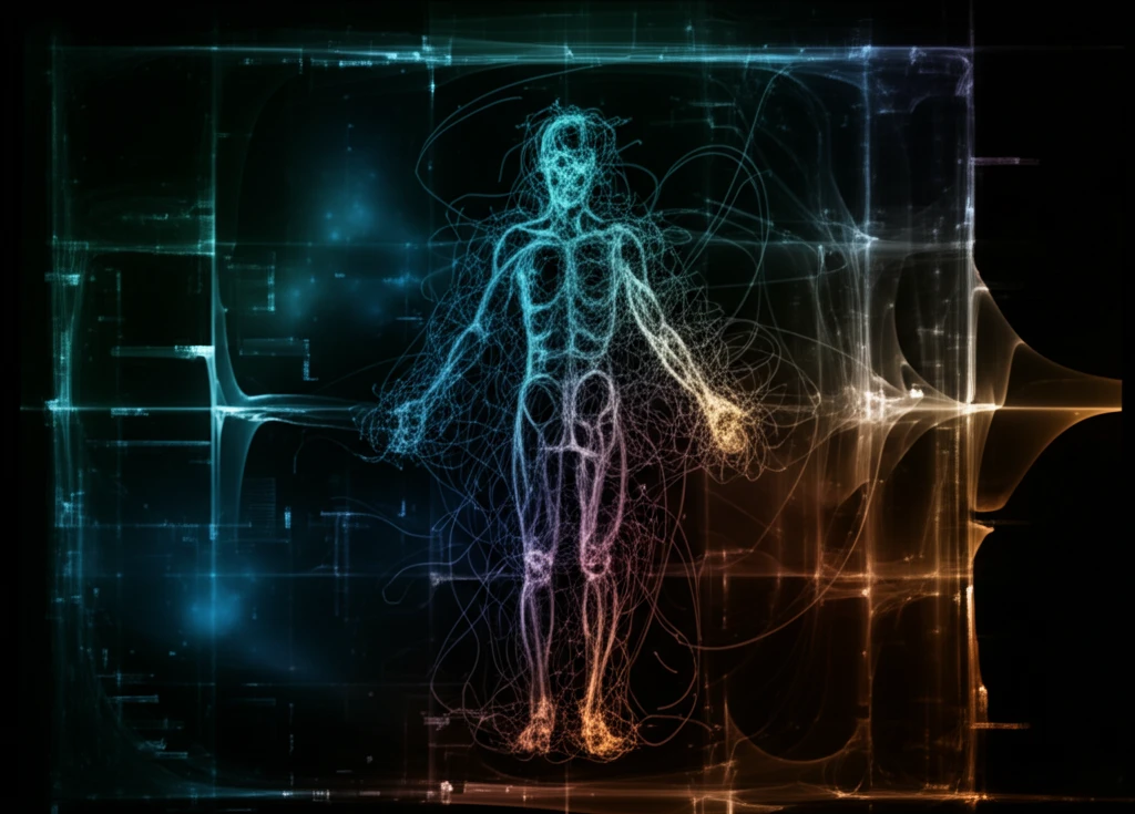 Data-driven human body visualizing survival analysis.