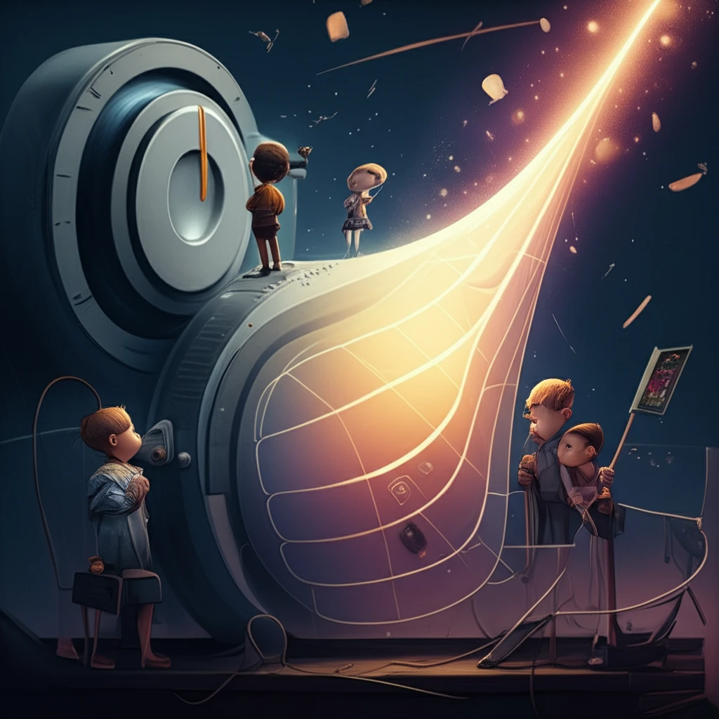 Surreal illustration of a financial market with dynamic risk preferences.