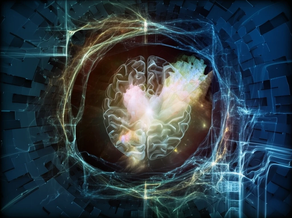 Mind navigating a data maze, symbolizing informed decisions.