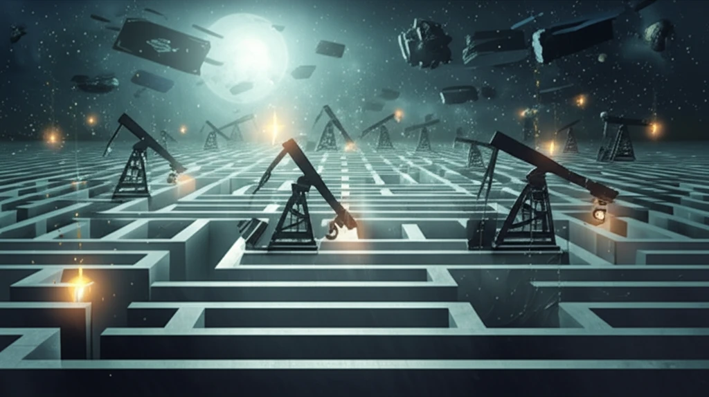Financial labyrinth symbolizing complex financial markets