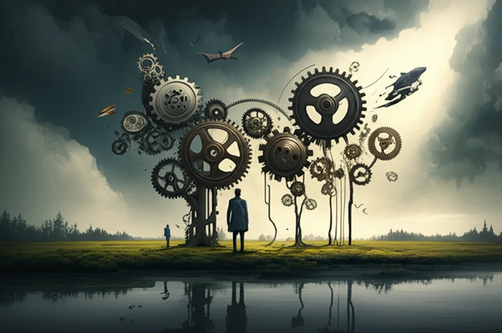 Economic models merging with real-world landscapes