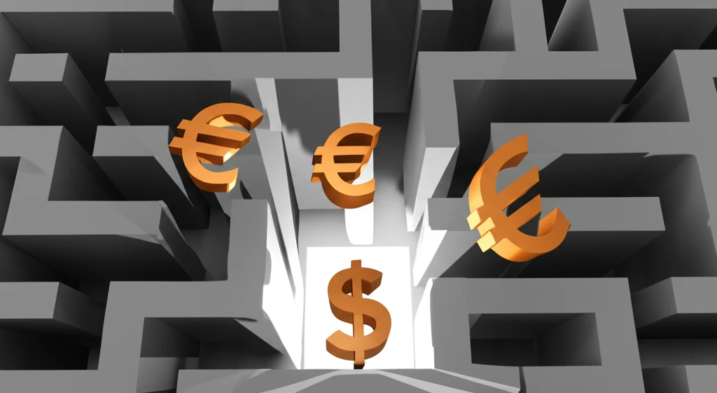 Maze of Economic Symbols Leading to Light