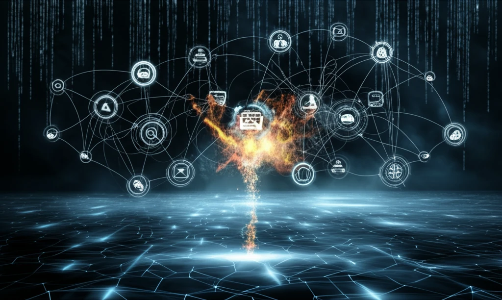 Interconnected digital network representing net neutrality and platform pricing dynamics.