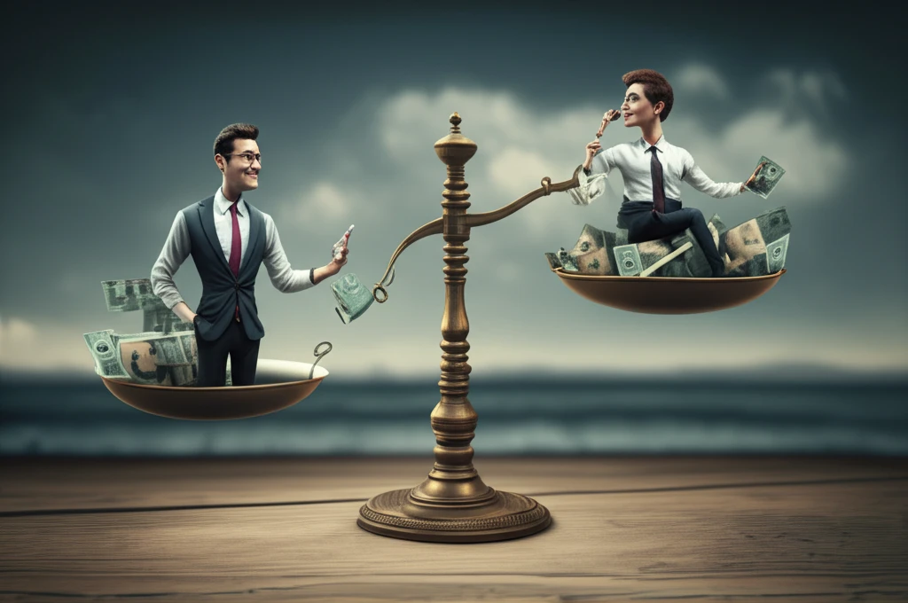 Balanced scale representing consumer surplus and fair pricing strategies.