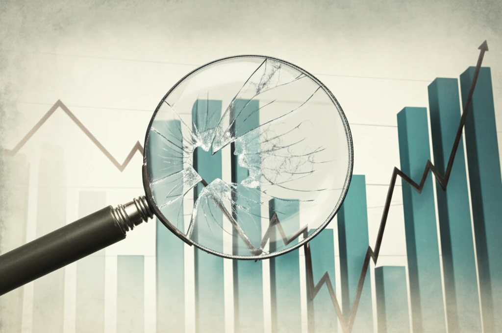 Shattered Magnifying Glass over Economic Graph