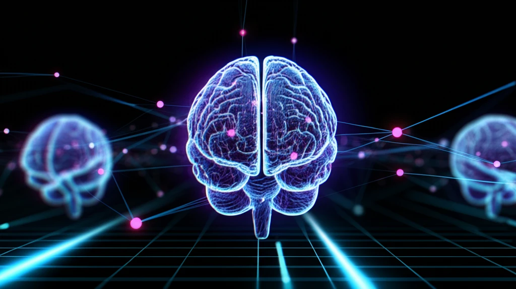 Interconnected brains with glowing networks, symbolizing intellectual and social capital.