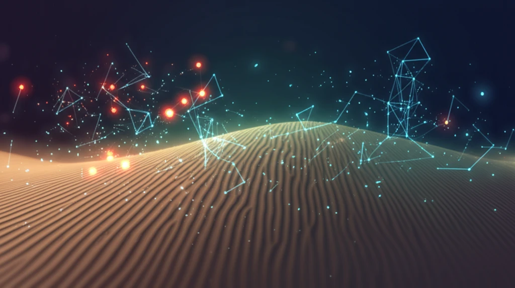 Surreal illustration of interconnected nodes, symbolizing elusive online influence.