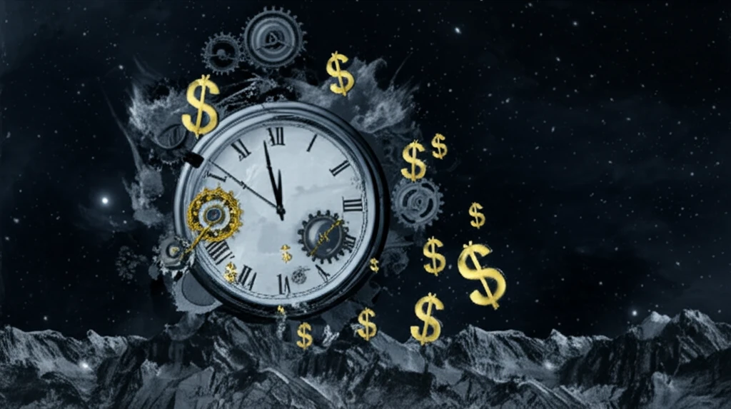 Symbolic illustration of economic timing and decision-making.