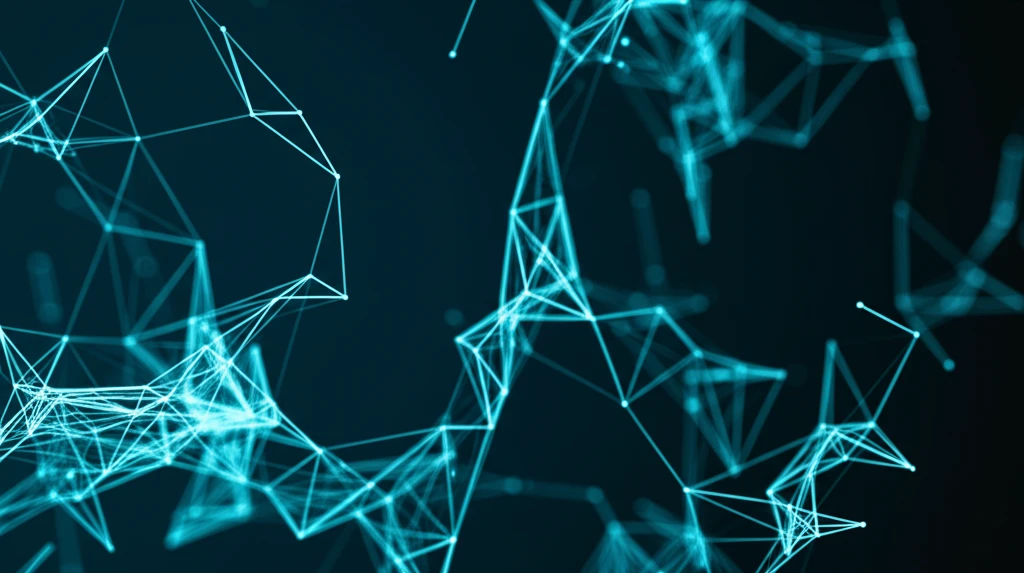 A network of interconnected nodes representing agents in a DeFi ecosystem, showcasing influence and connections.