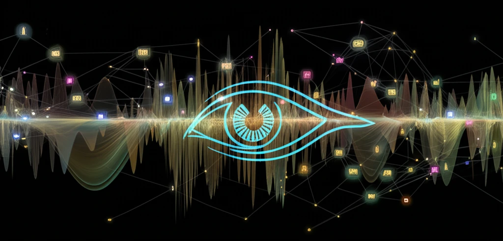 Interconnected network with glowing nodes and clusters.