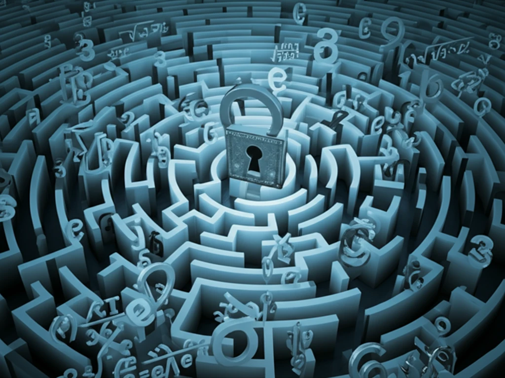 A key unlocking a maze of statistical distributions.