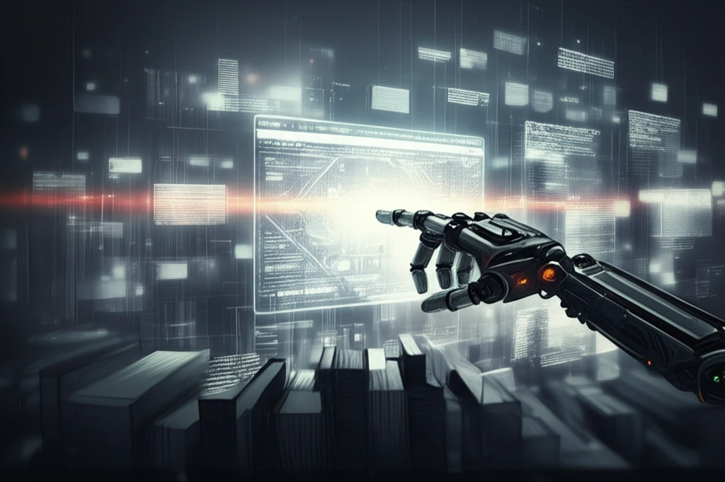 AI selects a webpage.