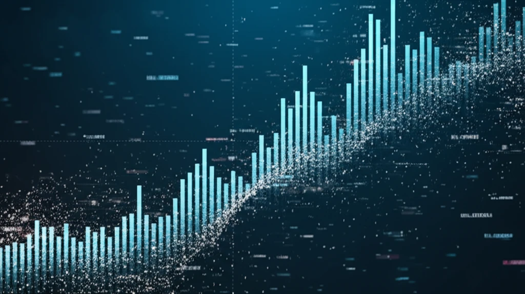 Data points untangling to show regression analysis clarifying data.