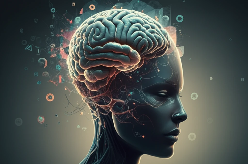 Distorted Data Stream Feeding AI Brain